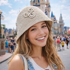 Walt Disney World Souvenir Crochet Hat